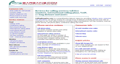 Desktop Screenshot of callingbargains.com